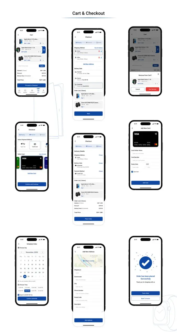 تصميم صفحات واجهة وتجربة المستخدم للمواقع الالكترونية وتطبيقات الهاتف
