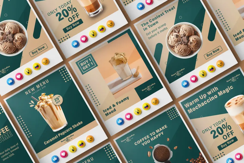 تصميمات سوشيال ميديا عصرية تعكس قوة علامتك التجارية