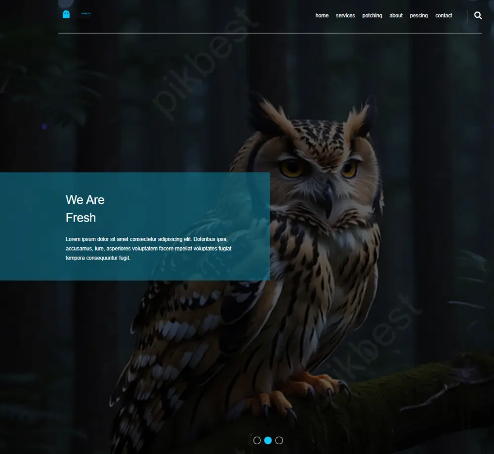 إنشاء موقع ويب ثابت (Landing Page)