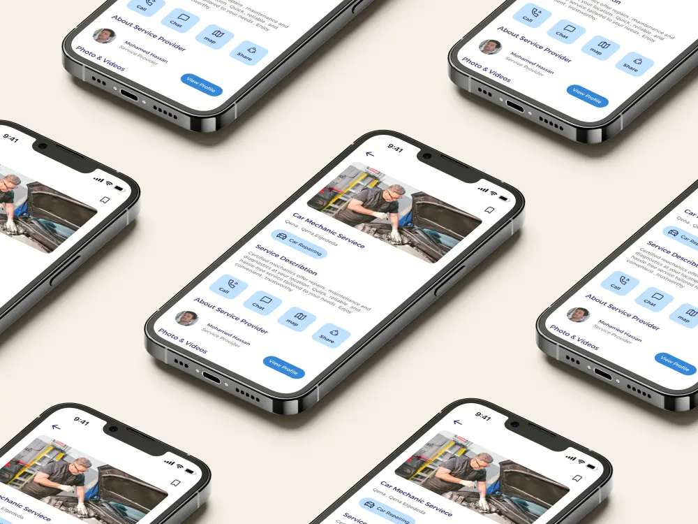 تصميم واجهات وتجربة مستخدم (UI/UX) احترافية لتطبيقات الموبايل بشكل عصري وجذاب