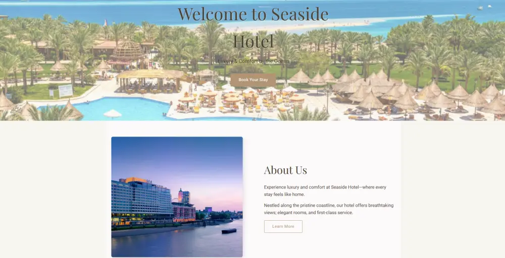 سأقوم بعمل لك صفحة ويب احترافية.