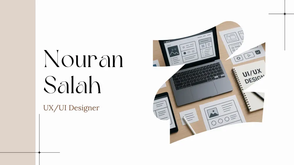 تصميم واجهة مستخدم لشاشتين لتطبيق أو موقع إلكتروني