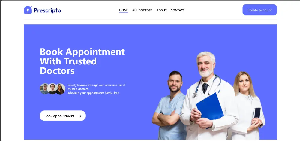 سوف أقوم بتطوير موقع إلكتروني متكامل لحجز مواعيد الأطباء، يشمل تصميم واجهة استخدام سهلة وواضحة، مع نظام منظم لإدارة الحجوزات والمواعيد.