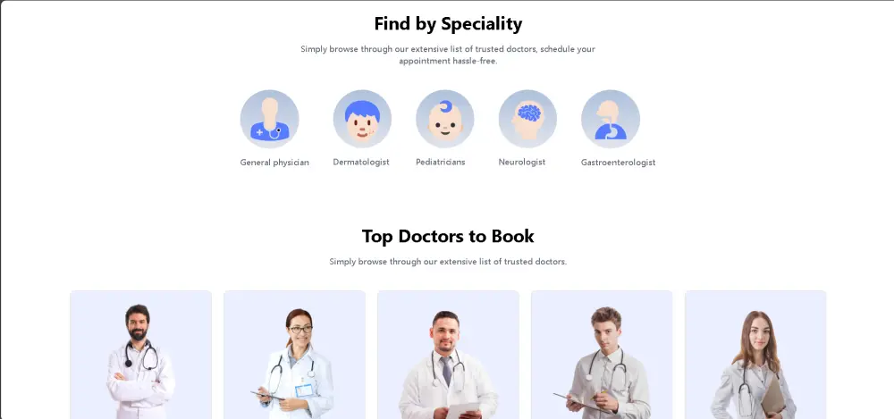 سوف أقوم بتطوير موقع إلكتروني متكامل لحجز مواعيد الأطباء، يشمل تصميم واجهة استخدام سهلة وواضحة، مع نظام منظم لإدارة الحجوزات والمواعيد.