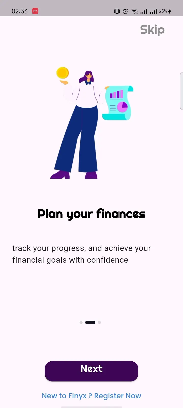 تصميم شاشة واحدة احترافية Flutter