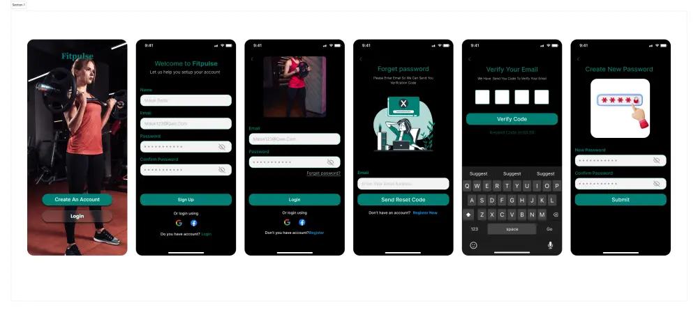 تصميم صفحات تسجيل الدخول و انشاء حساب