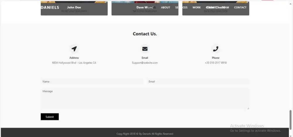 تصميم وتنفيذ موقع Portfolio شخصي احترافي