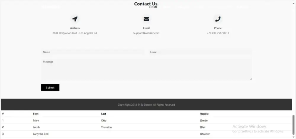 تصميم وتنفيذ موقع Portfolio شخصي احترافي
