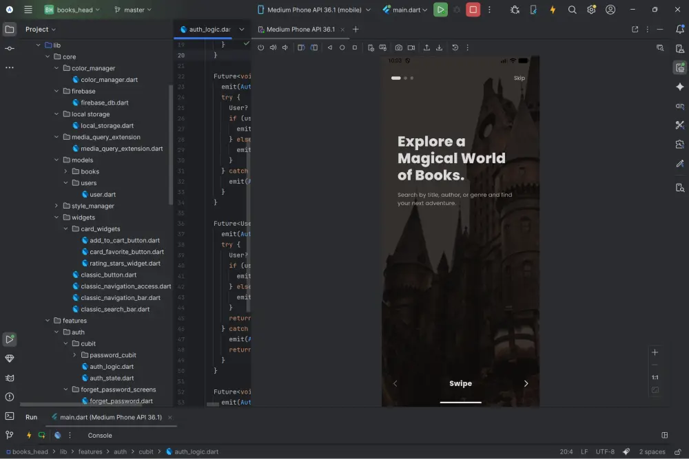 تحويل تصميم Figma أو صورة إلى كود Flutter احترافي ( الخدمة تشمل حتى 10 شاشات )