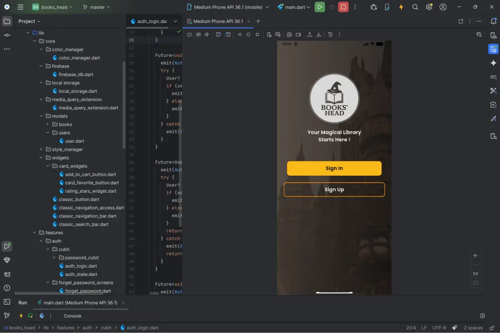 تحويل تصميم Figma أو صورة إلى كود Flutter احترافي ( الخدمة تشمل حتى 10 شاشات )