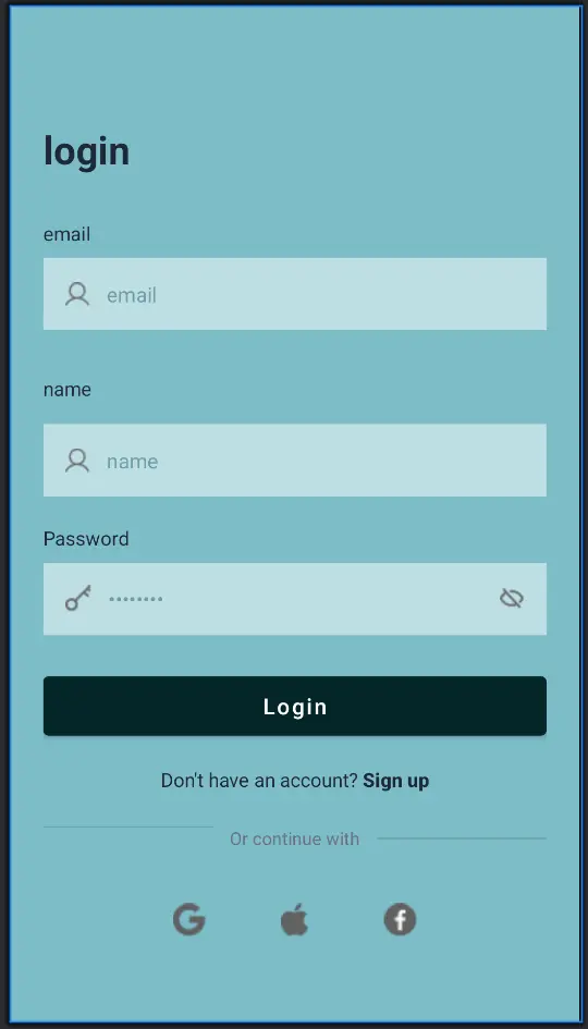 تصميم وتنفيذ شاشة تسجيل دخول Flutter بسيطة وجذابة