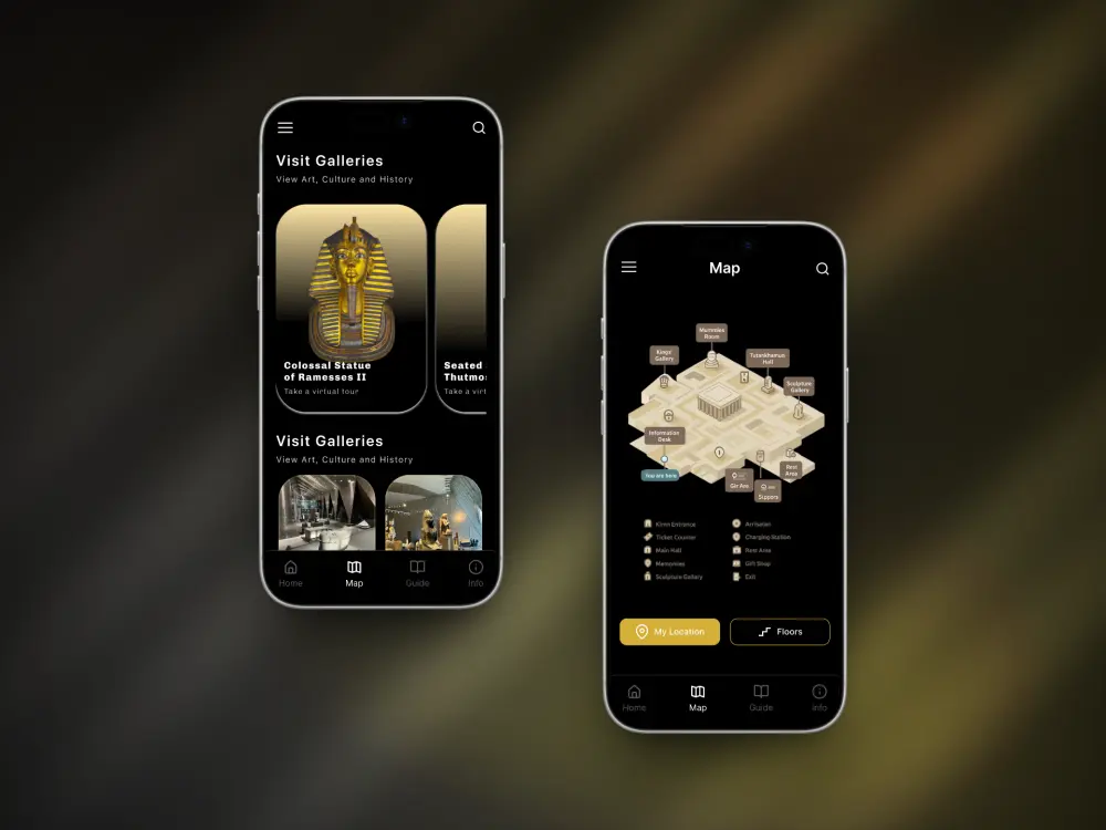 صميم واجهات مستخدم لتطبيقات الموبايل ومواقع الويب باحترافية