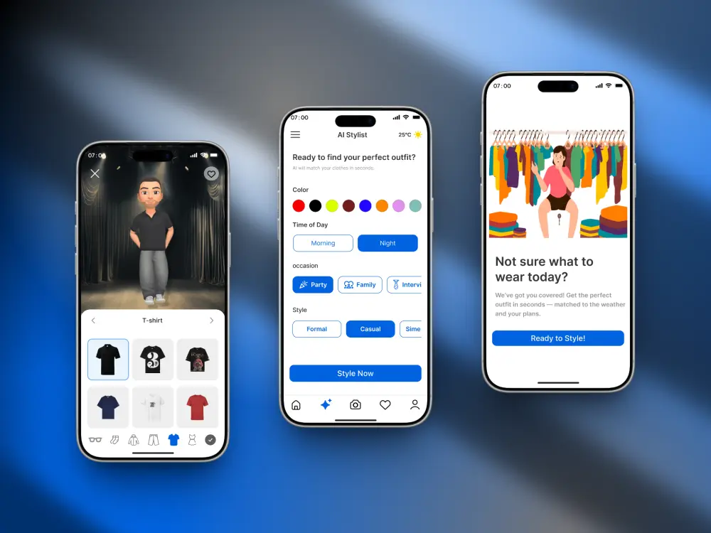 صميم واجهات مستخدم لتطبيقات الموبايل ومواقع الويب باحترافية