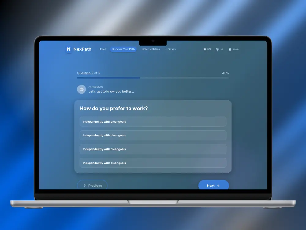 صميم واجهات مستخدم لتطبيقات الموبايل ومواقع الويب باحترافية