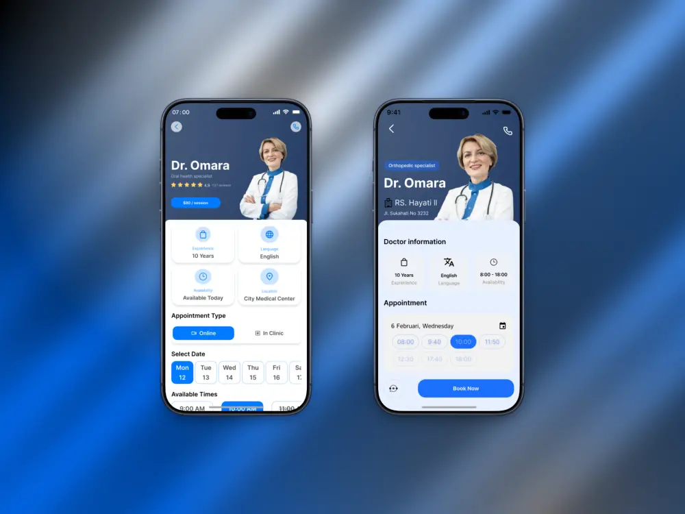 صميم واجهات مستخدم لتطبيقات الموبايل ومواقع الويب باحترافية