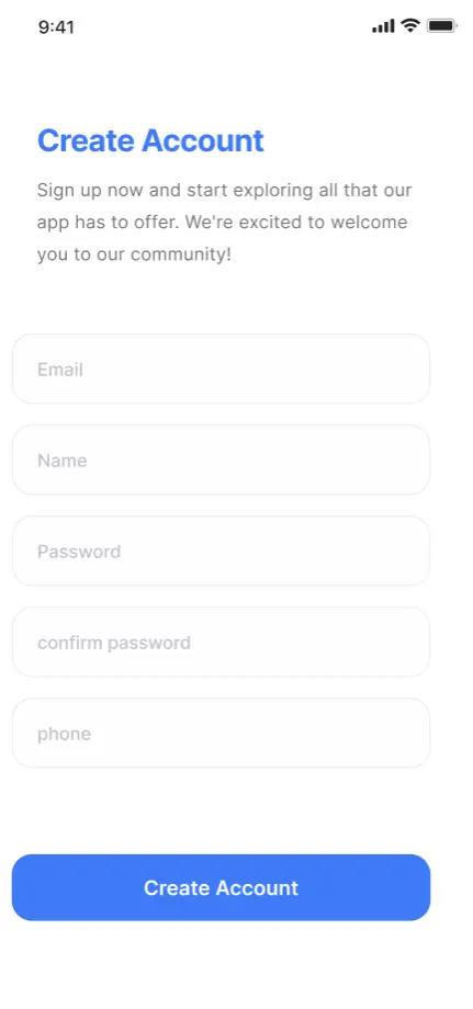 تنفيذ شاشة تسجيل مستخدم جديد (Signup) بسيطة في Flutter مقابل 5 دولار