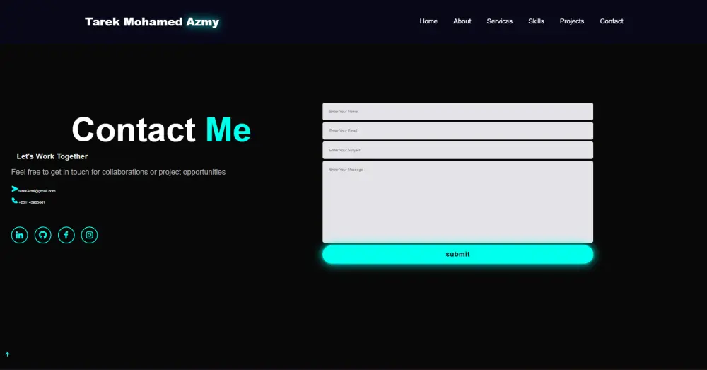 عمل بورتفوليو احترافي باستخدام HTML , CSS , Bootstrap and JavaScript