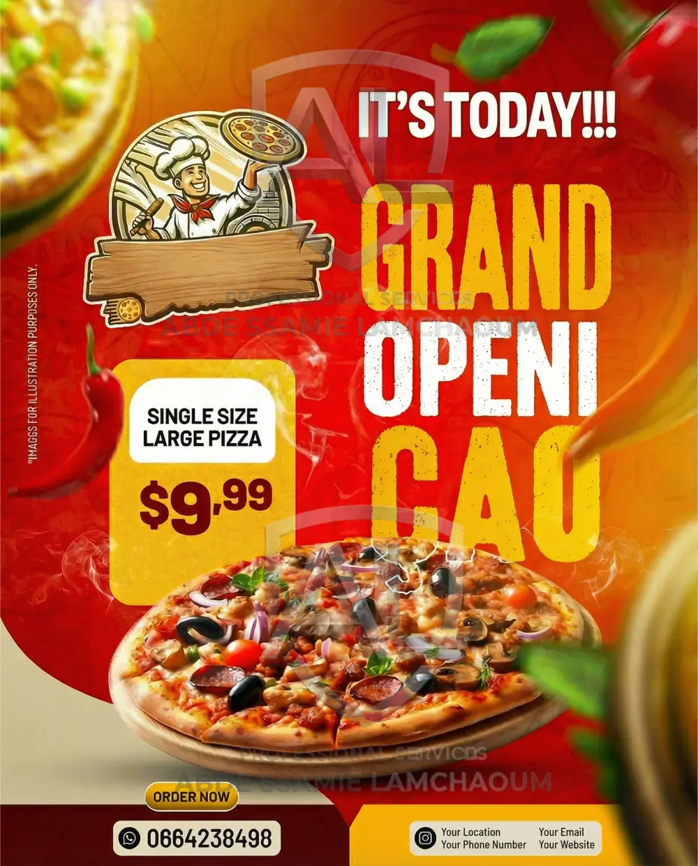 تصميم بوستات سوشيال ميديا وفلاير إعلاني احترافي وجذاب