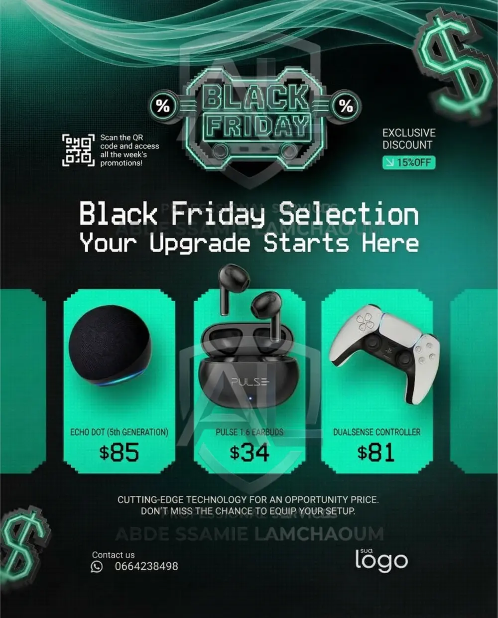 تصميم بوستات سوشيال ميديا وفلاير إعلاني احترافي وجذاب