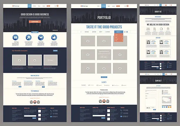 تصميم و بناء صفحات و منصات ويب