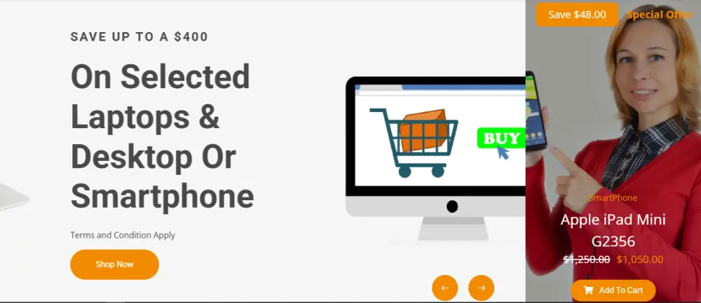 تصميم صفحة ويب احترافية ومتجاوبة (HTML / CSS / JavaScript)