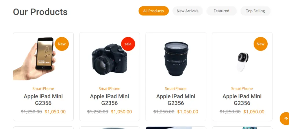 تصميم صفحة ويب احترافية ومتجاوبة (HTML / CSS / JavaScript)