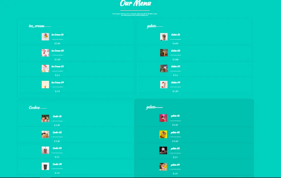 تصميم صفحة ويب احترافية Responsive باستخدام HTML و CSS