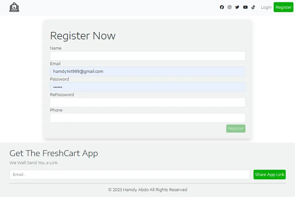 إنشاء صفحة ويب احترافية متكون من 4 صفحات باستخدام React أو Next.js
