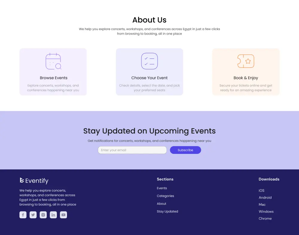 تصميم صفحات هبوط ومواقع ويب احترافية (UI/UX)