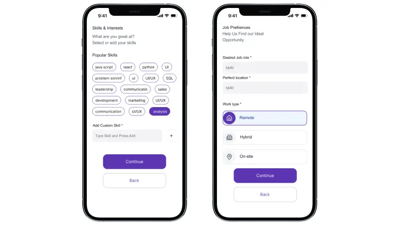 تصميم شاشة UI احترافية لتطبيق موبايل باستخدام Figma