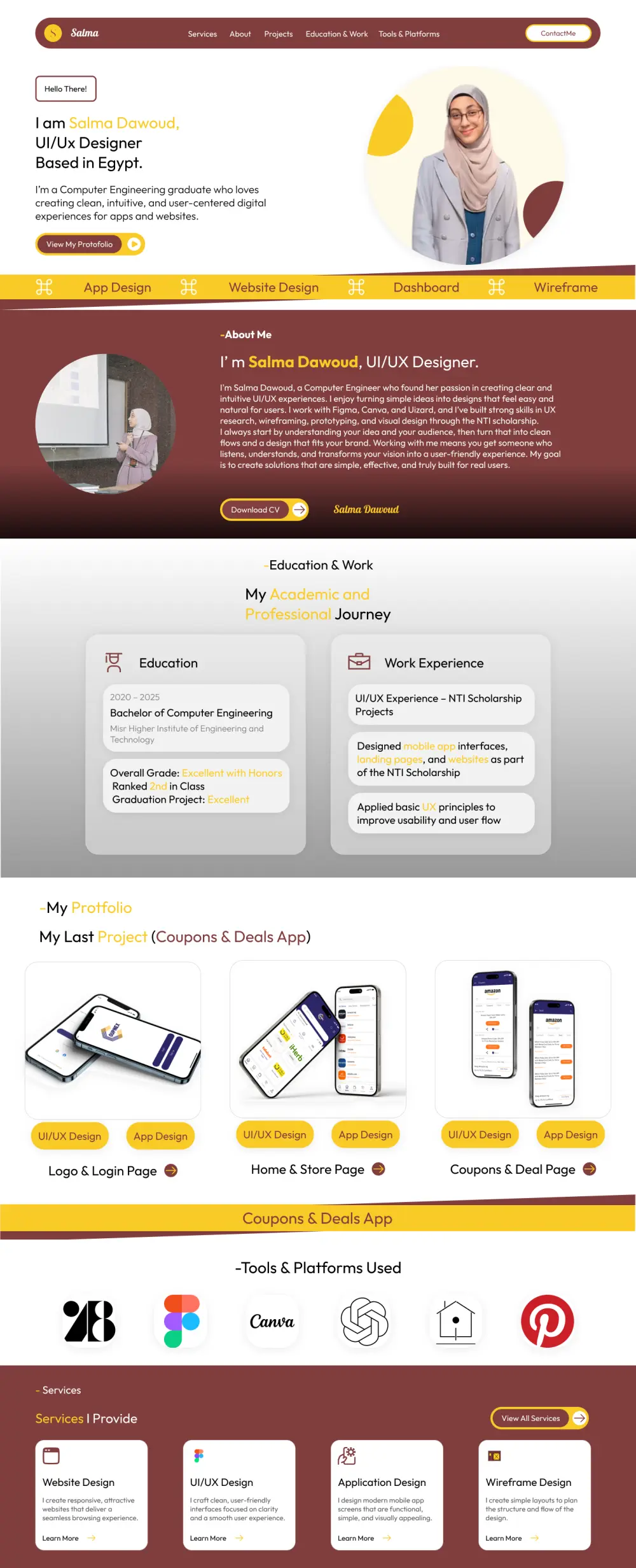 تصميم Landing Page احترافية