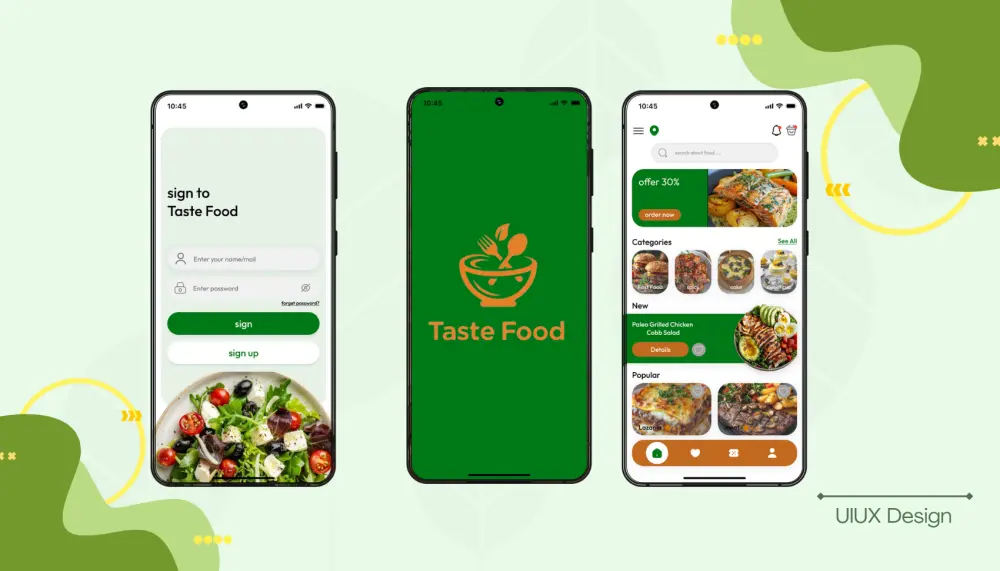تصميم واجهة تطبيق – UI/UX