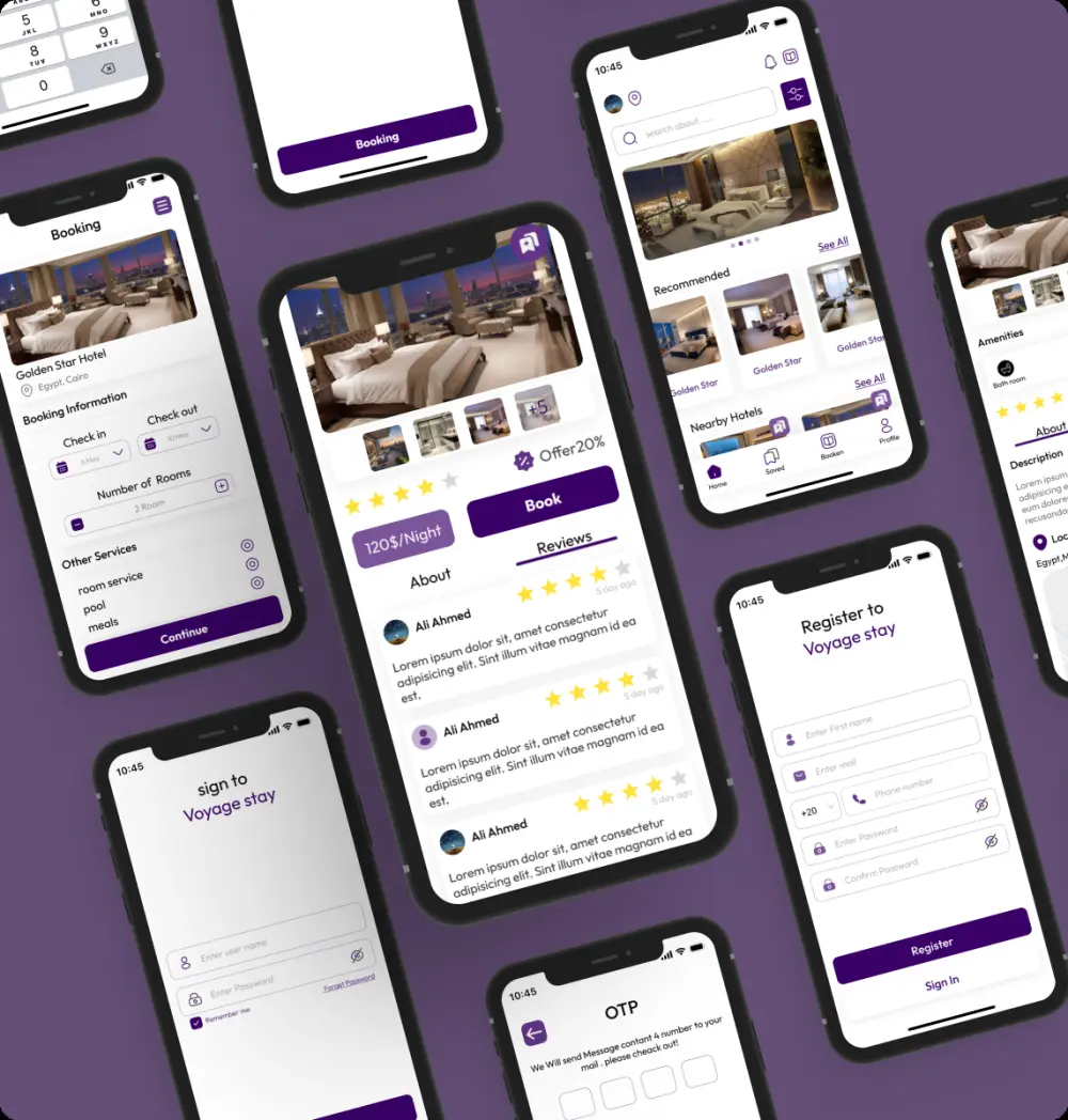 تصميم واجهة تطبيق – UI/UX