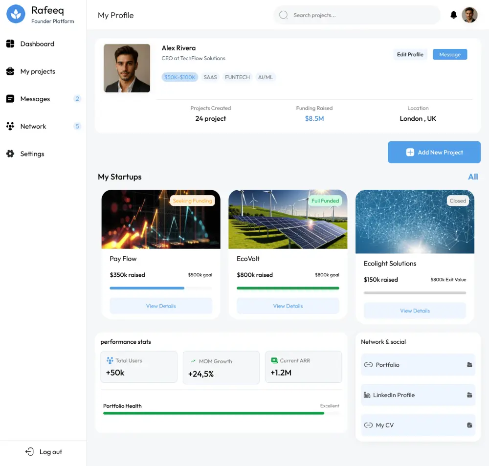 تصميم صفحه landing page احترافيه