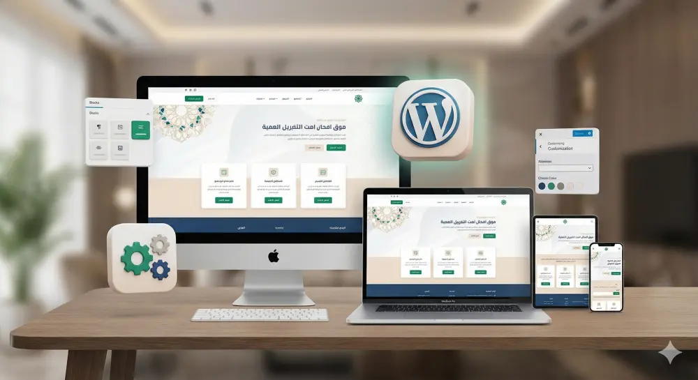 تصميم موقع ووردبريس wordpress احترافي