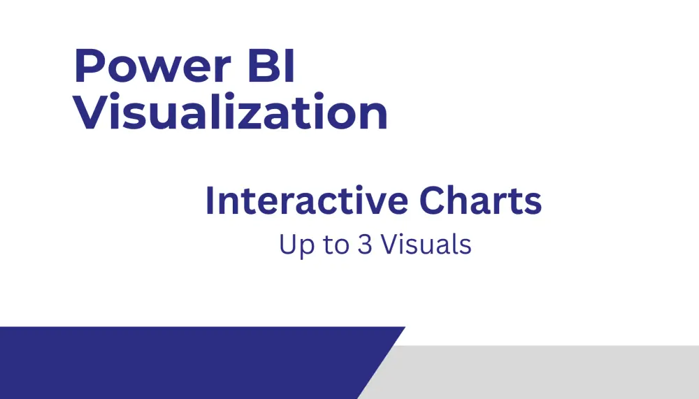 إنشاء رسوم بيانية تفاعلية في Power BI (حتى 3 رسوم)