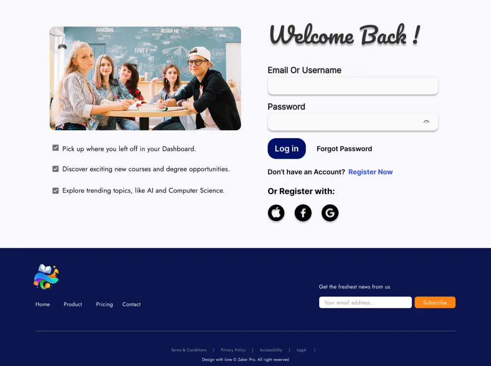 تصميم واجهة مستخدم بسيطة لشاشة واحدة باستخدام Figma