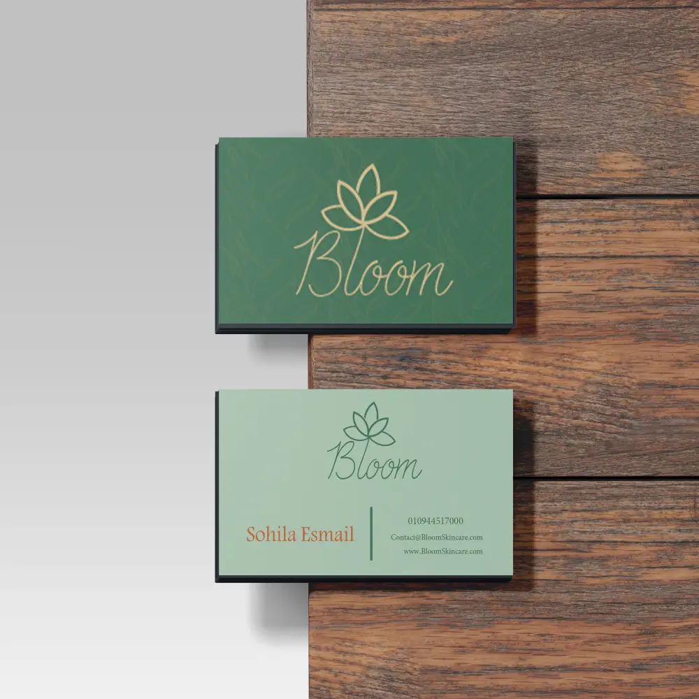 تصميم هوية بصرية وكروت عمل احترافية (Minimalist & Luxury)