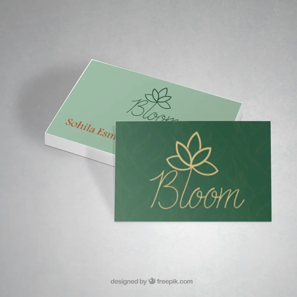 تصميم هوية بصرية وكروت عمل احترافية (Minimalist & Luxury)