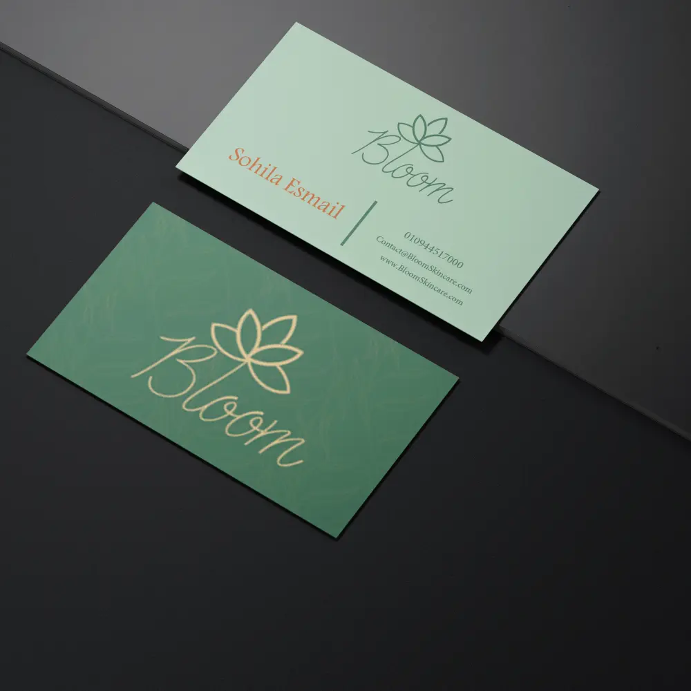 تصميم هوية بصرية وكروت عمل احترافية (Minimalist & Luxury)