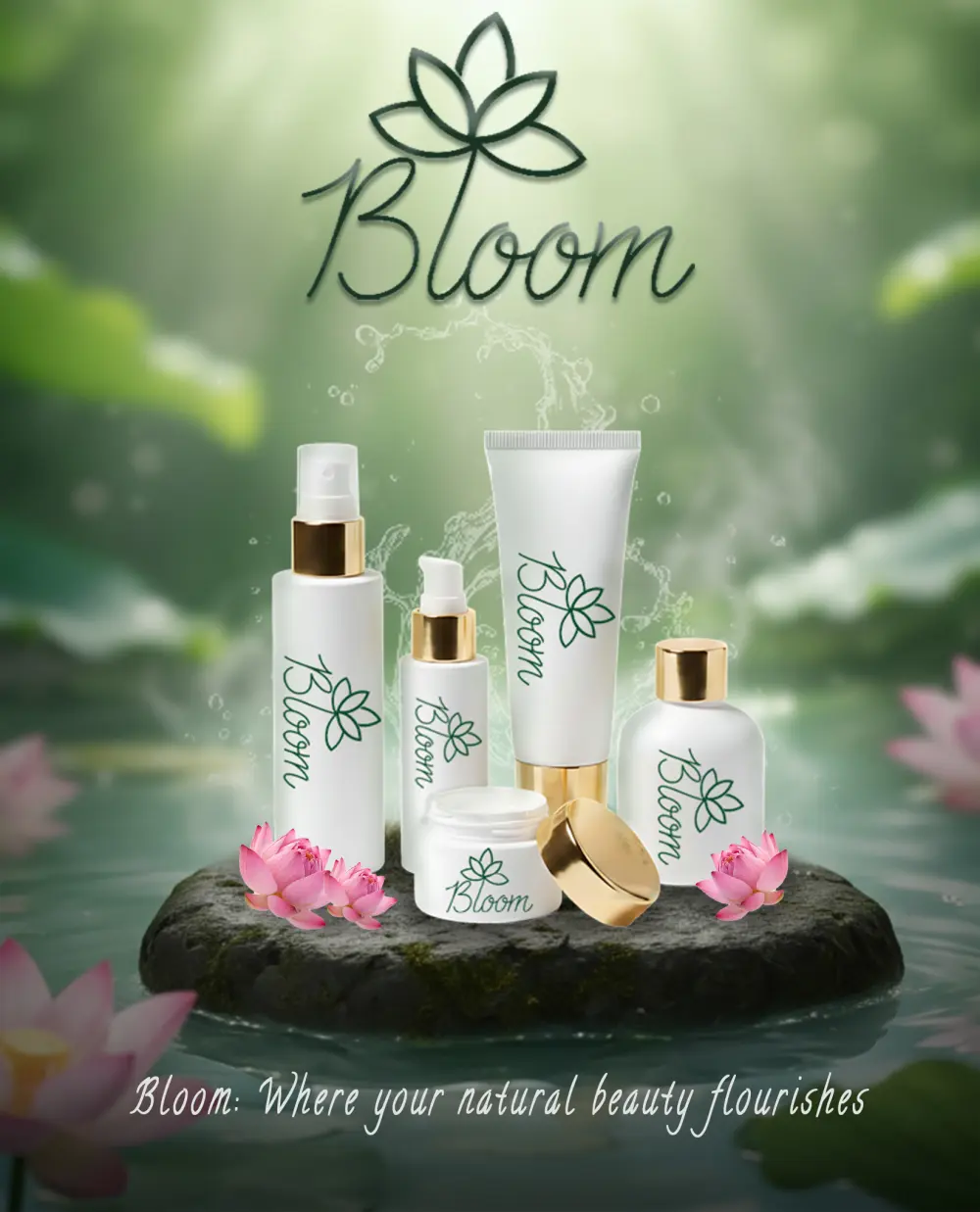 تصميم بوسترات إعلانية احترافية للسوشيال ميديا ومنتجات التجميل