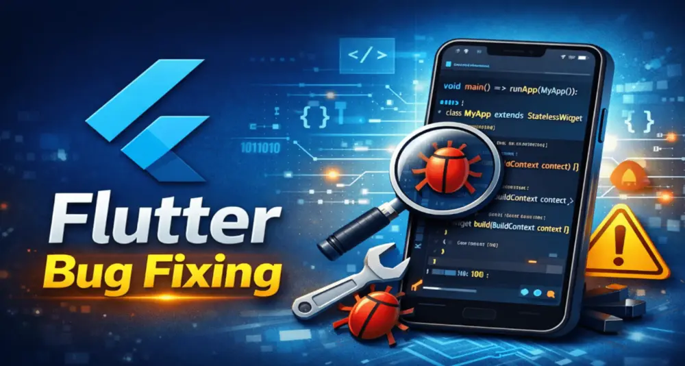 إصلاح مشاكل تطبيقات فلاتر Flutter Bug Fixing