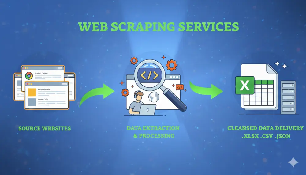 استخراج البيانات من صفحات الويب Data Extract Web Scraping