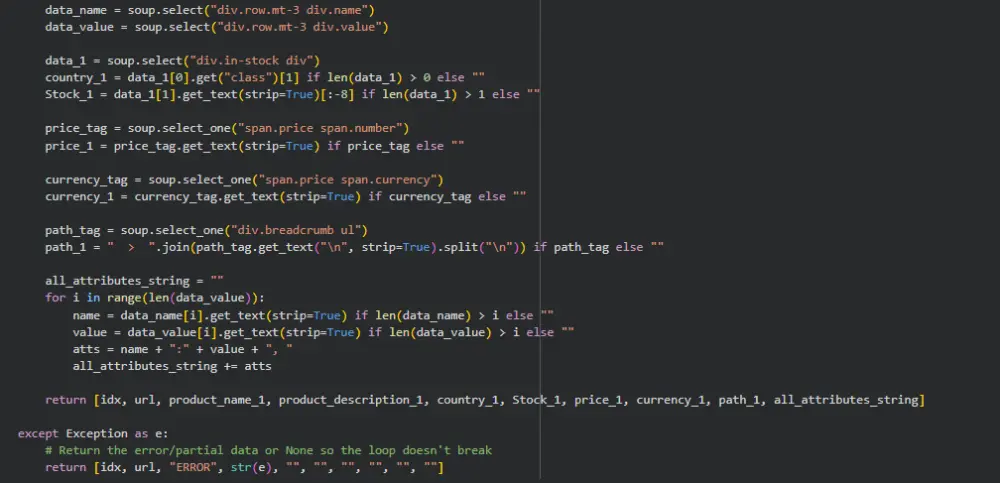 استخراج البيانات من صفحات الويب Data Extract Web Scraping