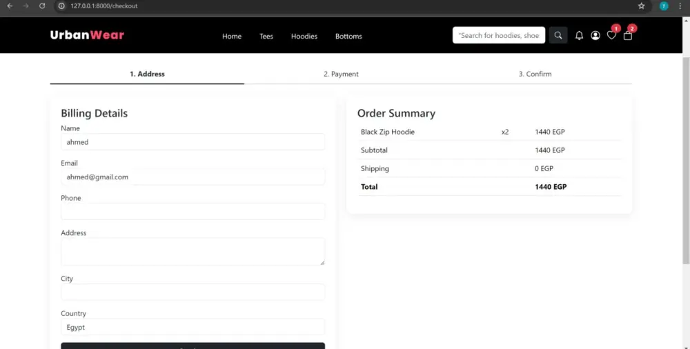 إنشاء متجر إلكتروني كامل بـ Laravel + سلة شراء + بوابة دفع + لوحة تحكم