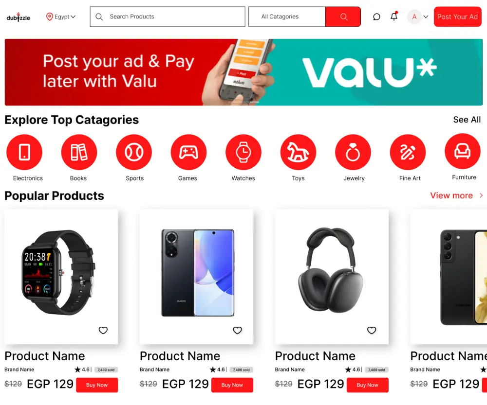 تصميم واجهات مستخدم احترافية لمواقع الويب