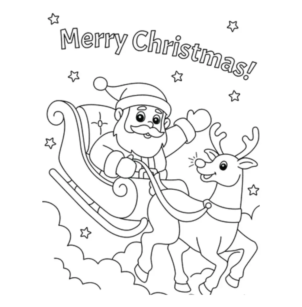 كتاب تلوين عيد الميلاد للأطفال من عمر 8 إلى 12 سنة