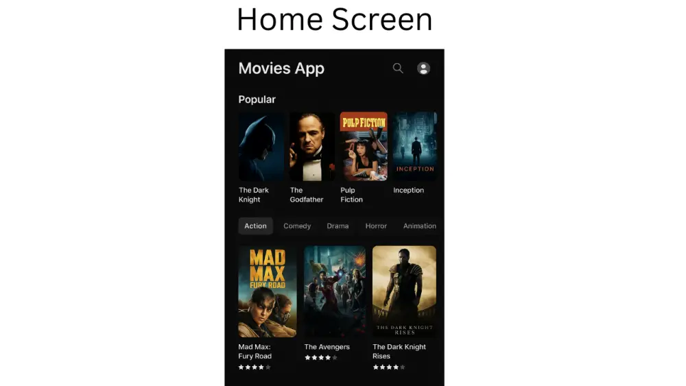 تطوير تطبيق أفلام Flutter كامل مع عرض الأفلام والتفاصيل وربطه بـ API