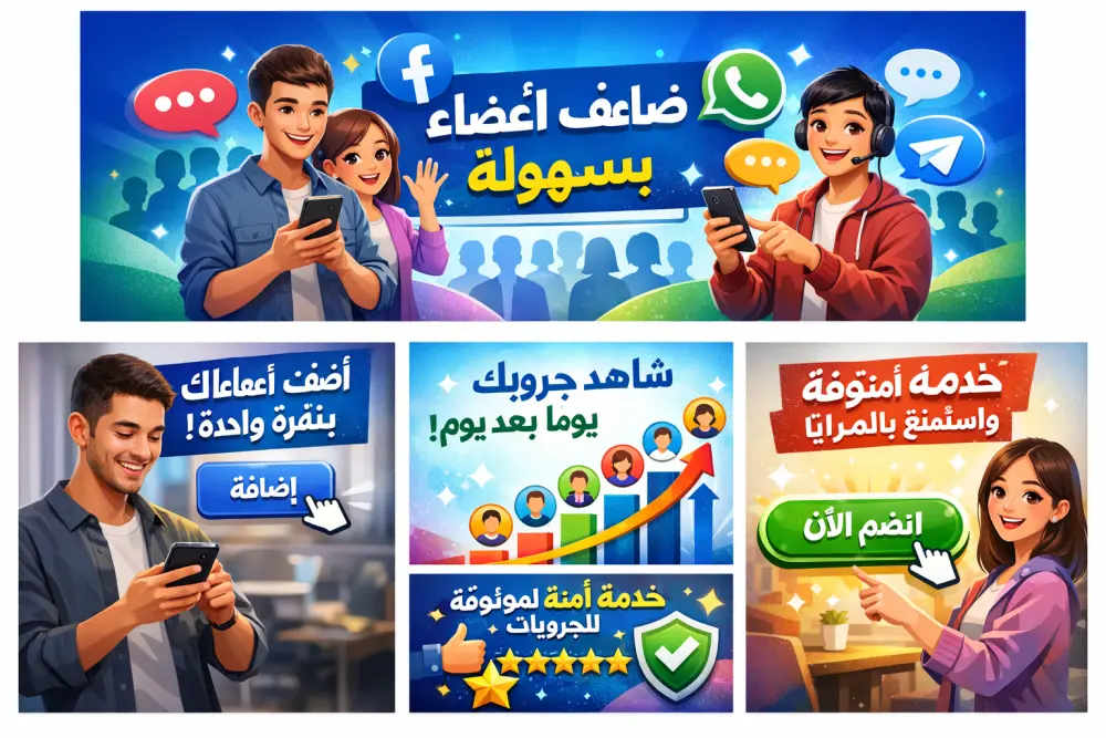 تسويق وجلب أعضاء حقيقيين لجروب واتساب