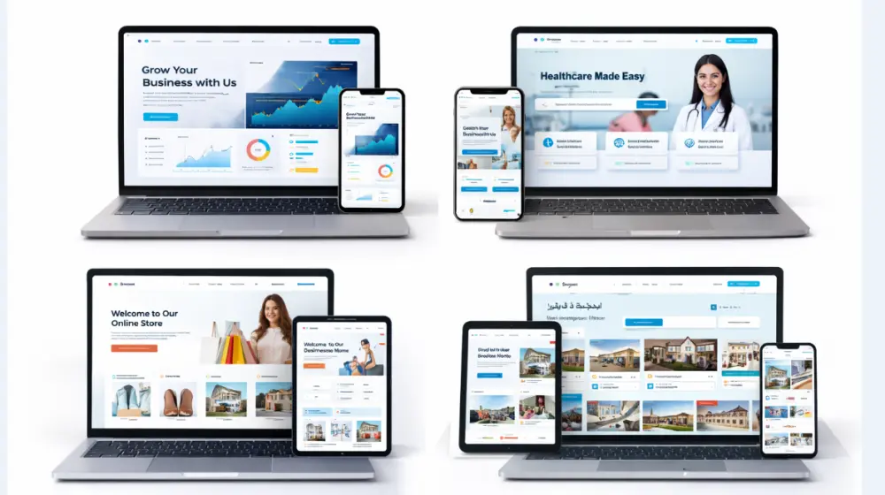 تطوير مواقع ويب احترافية وعصرية